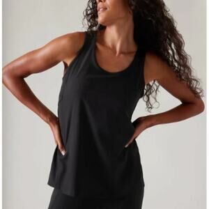 Athleta Passenger Tank Top in Acacia‎ Olive Green Size Small Petite